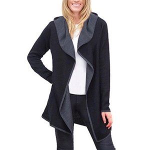 BNCI by Blanc Noir Long Hooded Wool Cardigan  S